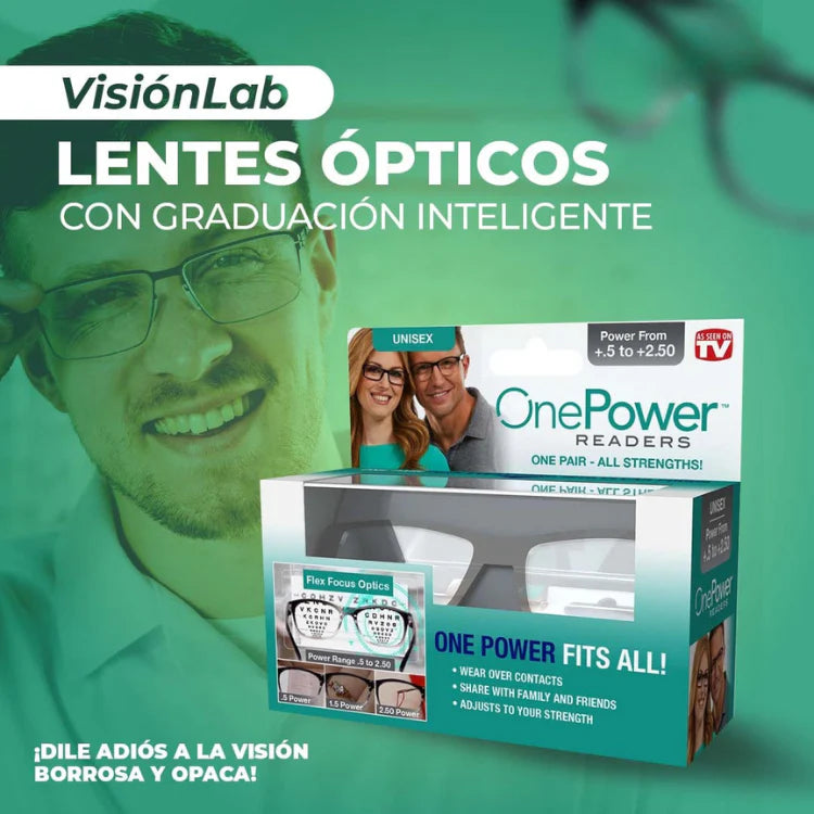 👓 LENTES ONE POWER™ Bifocales Inteligentes | 2X1-Q199+ Envío Gratis